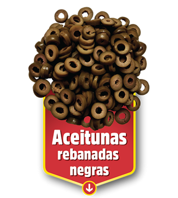 Aceitunas rebanadas negras