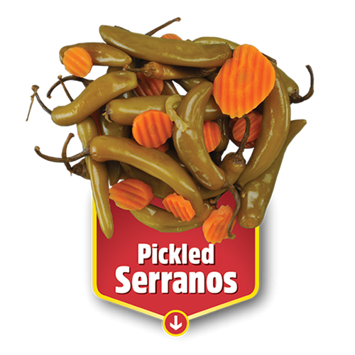 Serranos en escabeche