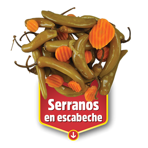 Serranos en escabeche